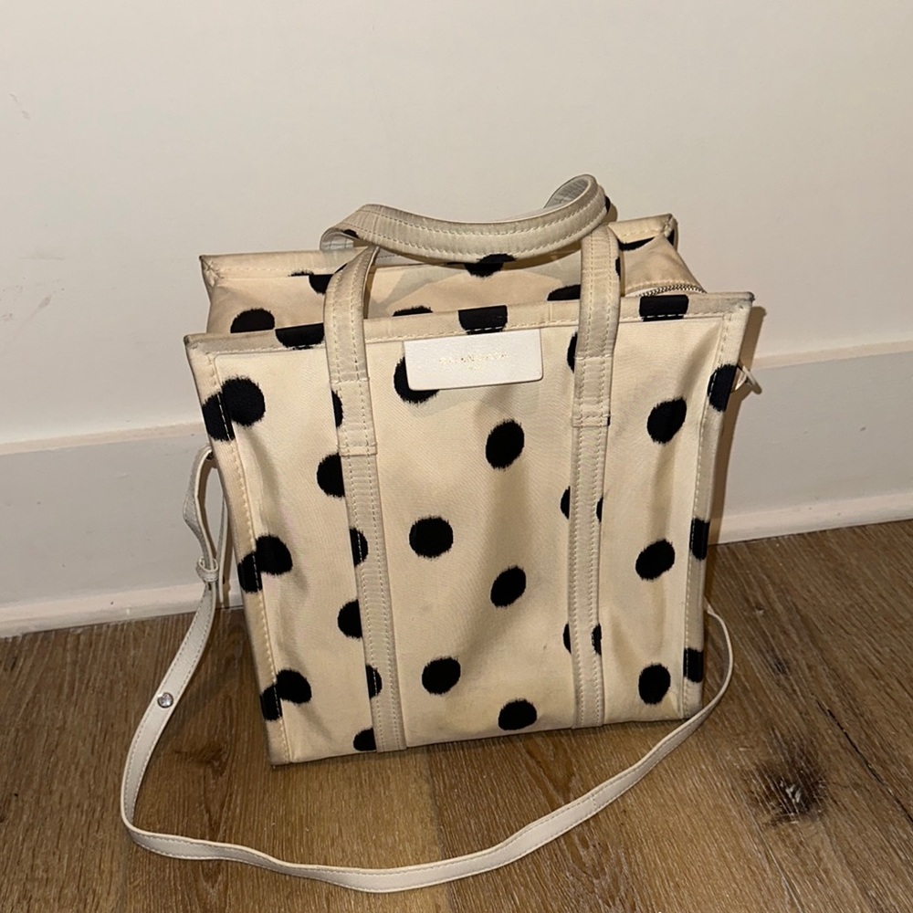 Balenciaga Polka Dot Tote Bag